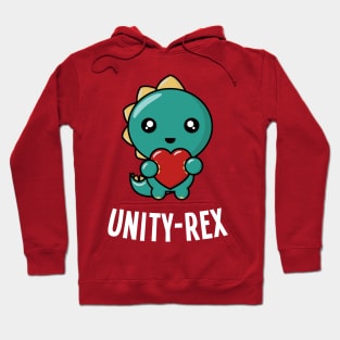 Unity Day Kind Dinosaur T-Rex Unity-Rex Anti Bullying Hoodie